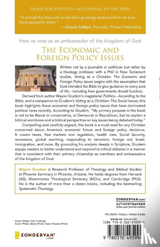 Grudem, Wayne A. - Voting as a Christian: The Economic and Foreign Policy Issues