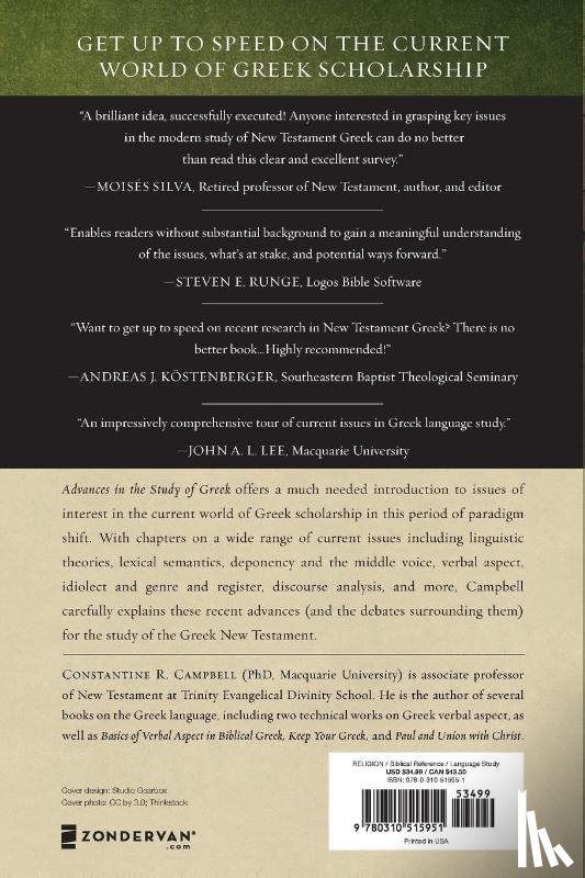 Campbell, Constantine R. - Advances in the Study of Greek