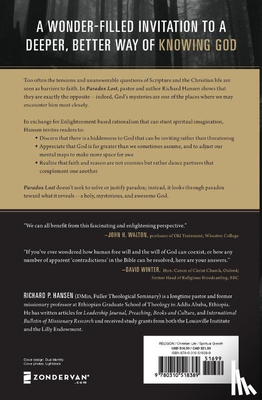 Hansen, Richard P. - Paradox Lost