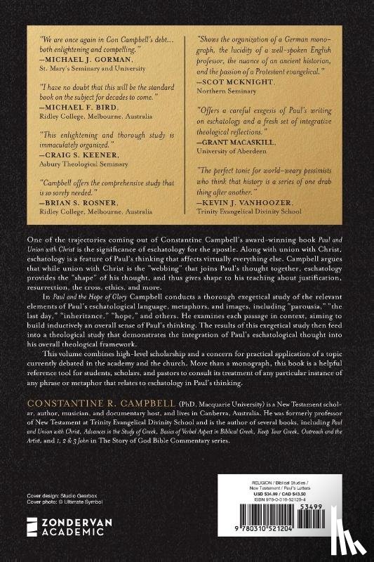 Campbell, Constantine R. - Paul and the Hope of Glory