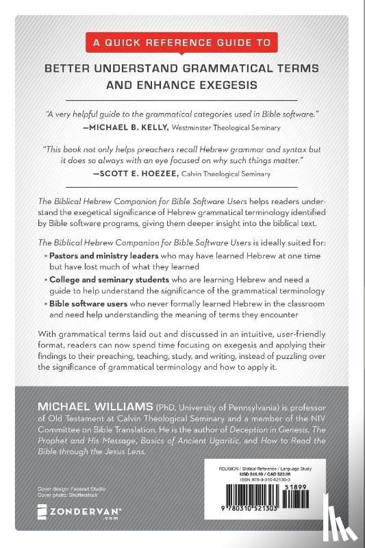 Williams, Michael - The Biblical Hebrew Companion for Bible Software Users