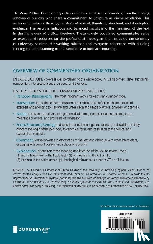 Clines, David J. A. - Job 1-20, Volume 17