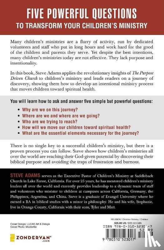 Adams, Steven J. - Children's Ministry on Purpose