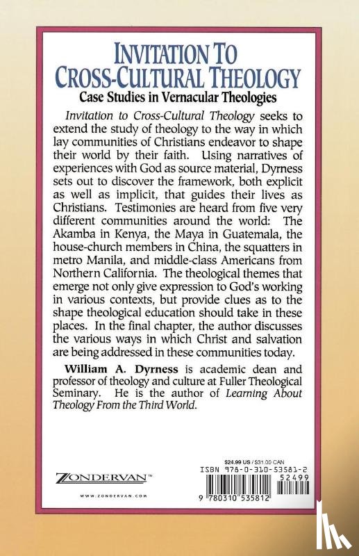 Dyrness, William A. - Invitation to Cross-Cultural Theology