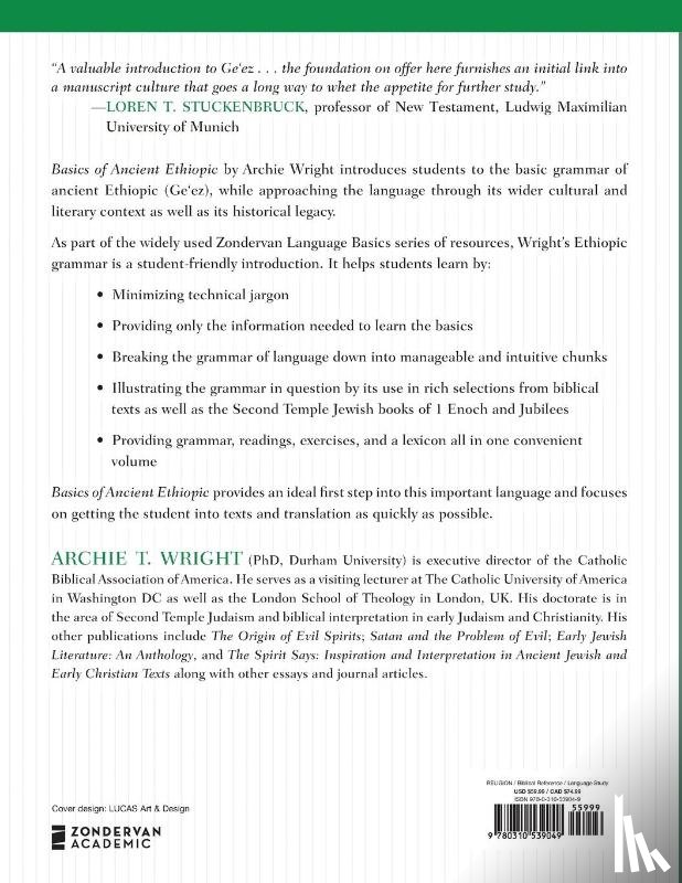 Wright, Archie T. - Basics of Ancient Ethiopic