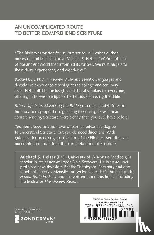 Heiser, Michael S. - Brief Insights on Mastering the Bible