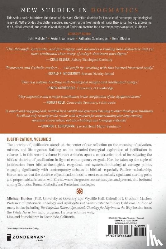 Horton, Michael - Justification, Volume 2
