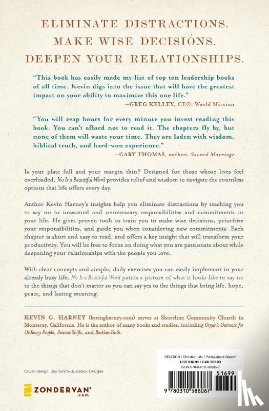 Harney, Kevin G. - No Is a Beautiful Word