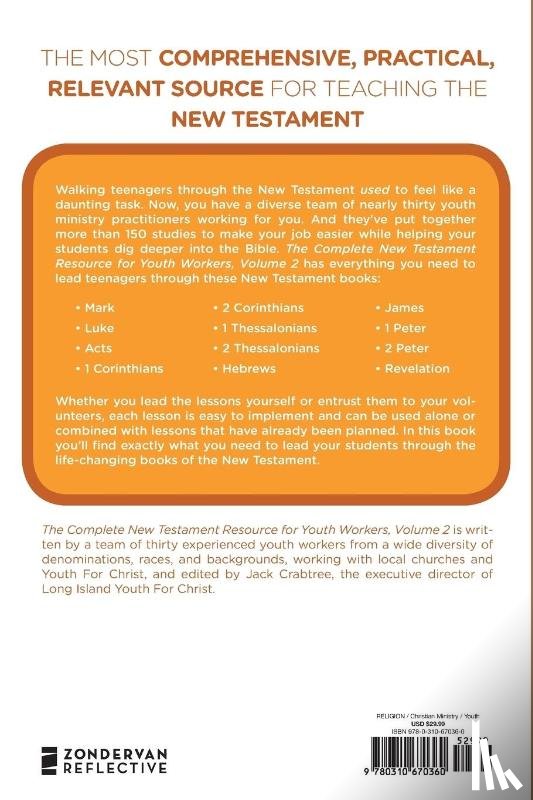 Crabtree, Jack - The Complete New Testament Resource for Youth Workers, Volume 2