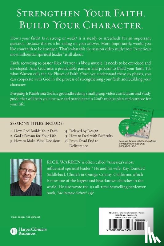 Warren, Rick - Everything is Possible with God Bible Study Guide