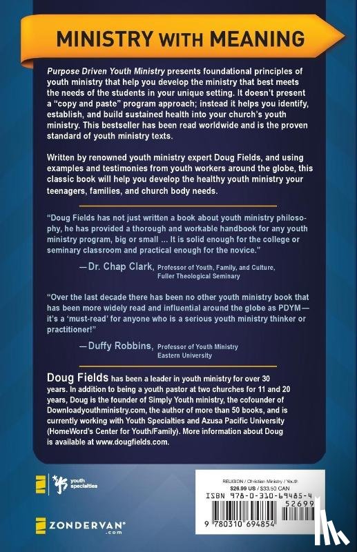 Fields, Doug - Purpose Driven Youth Ministry