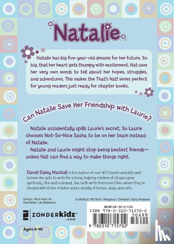 Mackall, Dandi Daley - Natalie and the Bestest Friend Race
