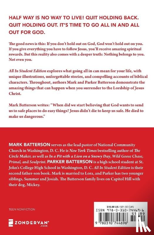 Batterson, Mark - All In Student Edition