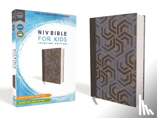 Zondervan, Zondervan - NIV, Bible for Kids, Cloth over Board, Blue, Red Letter, Comfort Print