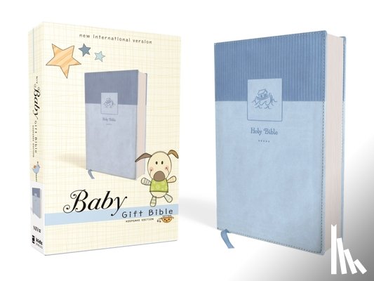 Zondervan - Niv, Baby Gift Bible, Holy Bible, Leathersoft, Blue, Red Letter, Comfort Print: Keepsake Edition