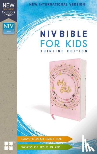 Zondervan, Zondervan - NIV, Bible for Kids, Flexcover, Pink/Gold, Red Letter, Comfort Print