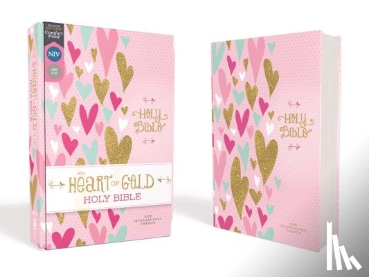Zondervan, Zondervan - NIV, Heart of Gold Holy Bible, Hardcover, Red Letter, Comfort Print