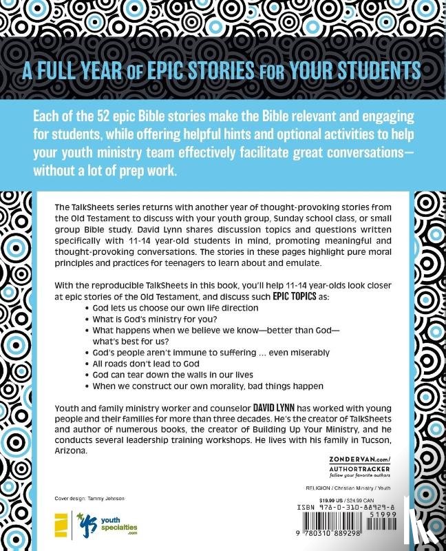 Lynn, David - Middle School TalkSheets, Epic Old Testament Stories