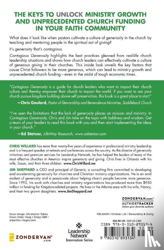 Willard, Chris, Sheppard, Jim - Contagious Generosity