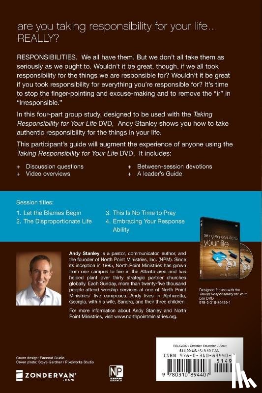 Stanley, Andy - Taking Responsibility for Your Life Bible Study Participant's Guide