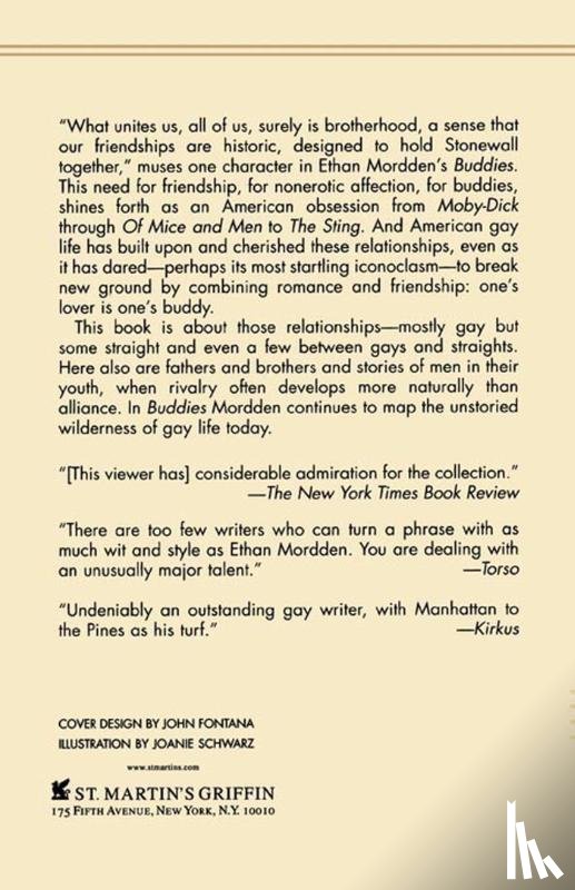 Mordden, Ethan - Buddies