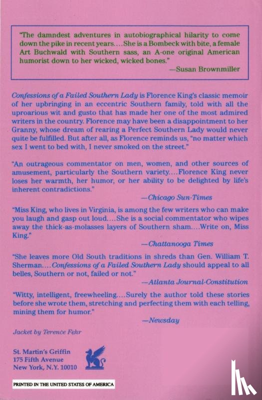 King, Florence, King - Confessions of a Failed Southern Lady