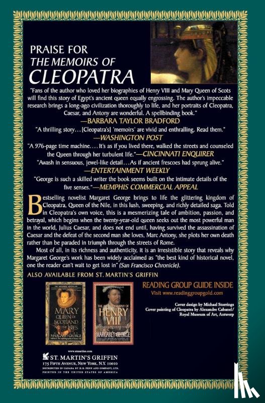 George, Margaret - Memoirs of Cleopatra