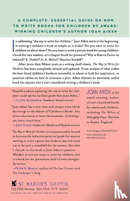 Aiken, Joan - The Way to Write for Children