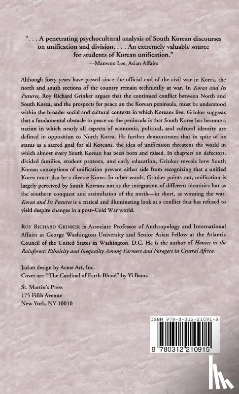 Grinker, Roy - Korea and its Futures