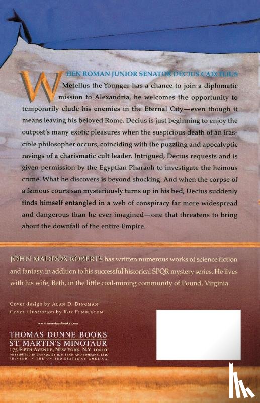 John Maddox Roberts - Spqr IV: the Temple of the Muses