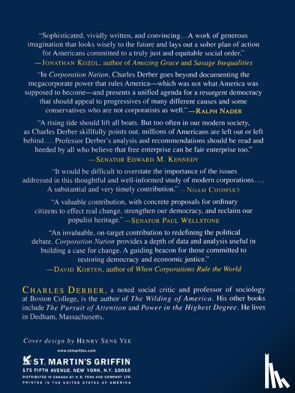 Derber, Charles - Corporation Nation
