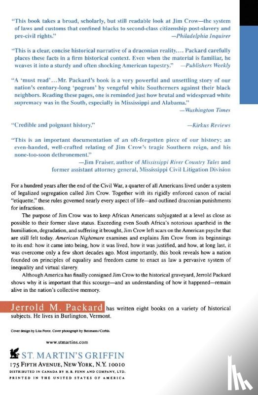 Packard, Jerrold M. - American Nightmare