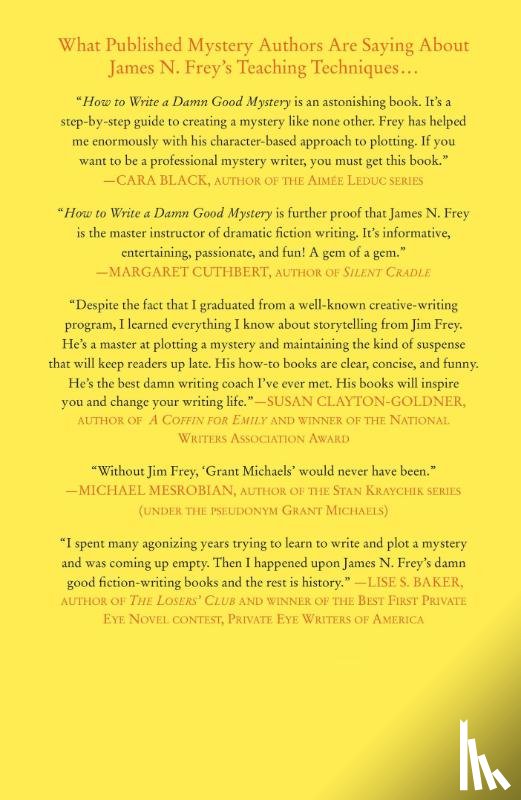 Frey - Frey: How to Write a Damn Good Mystery