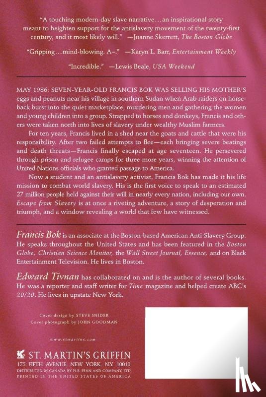 Francis Bok - Escape from Slavery