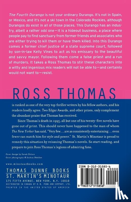 Thomas, Ross - The Fourth Durango