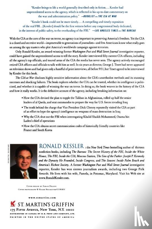 RONALD KESSLER - CIA AT WAR