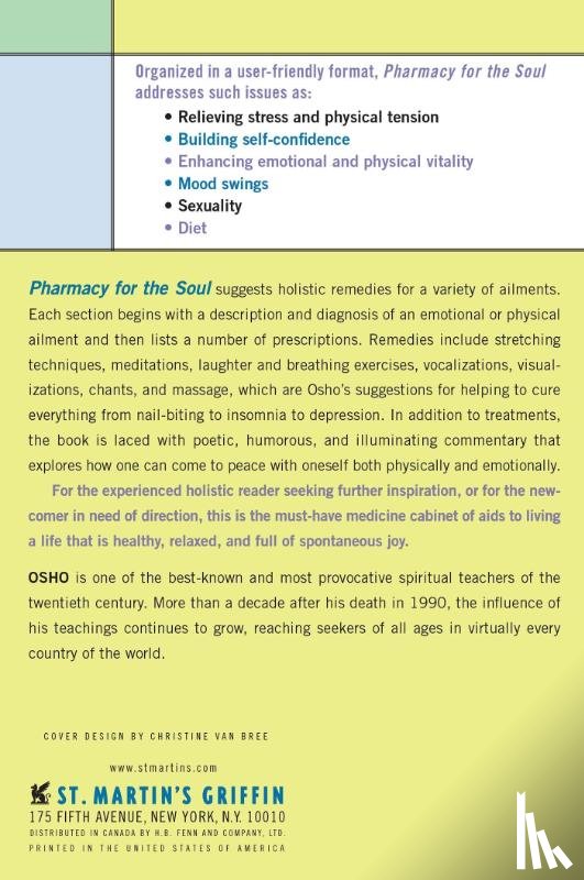 Osho - Pharmacy for the Soul