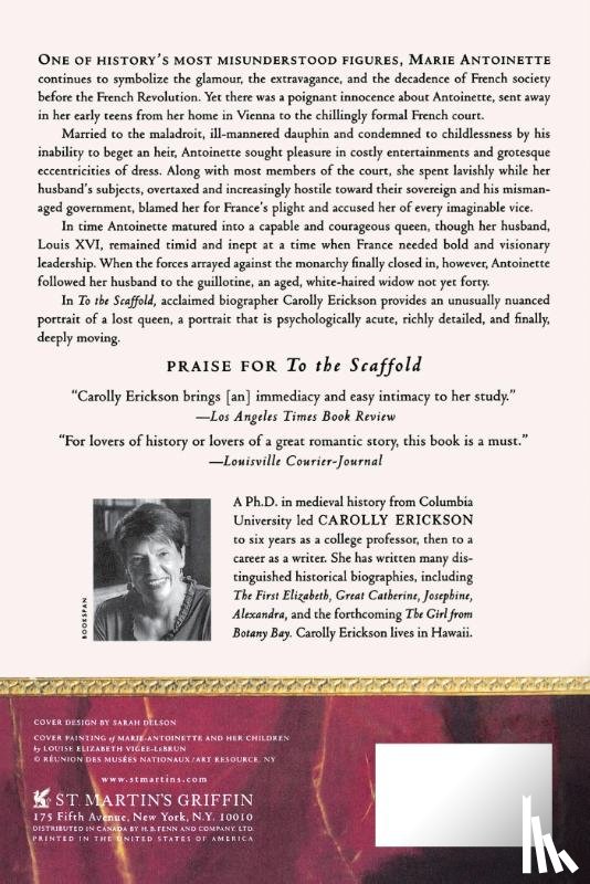 Erickson, Carolly - To the Scaffold