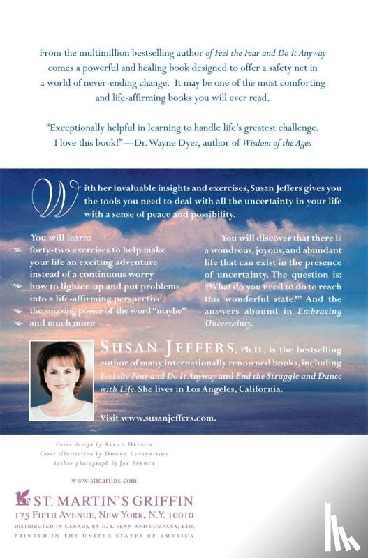 SUSAN JEFFERS - EMBRACING UNCERTAINTY