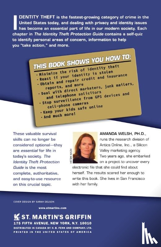 Welsh, Amanda - The Identity Theft Protection Guide