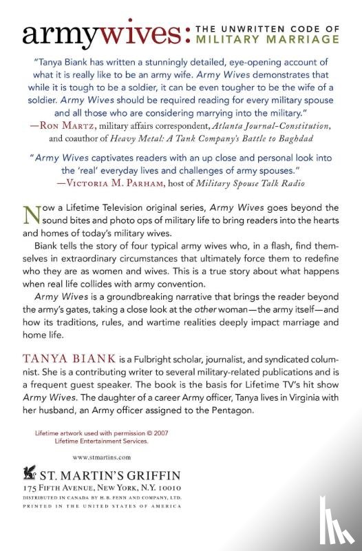 Tanya Biank - Army Wives