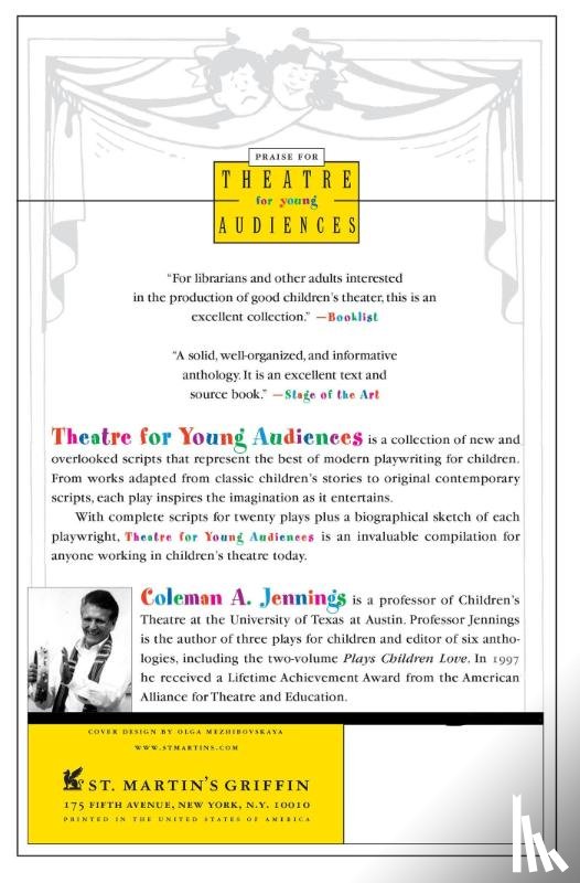  - Theatre for Young Audiences