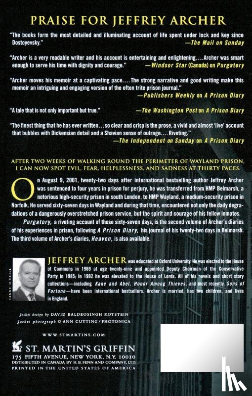 Archer, Jeffrey - Purgatory