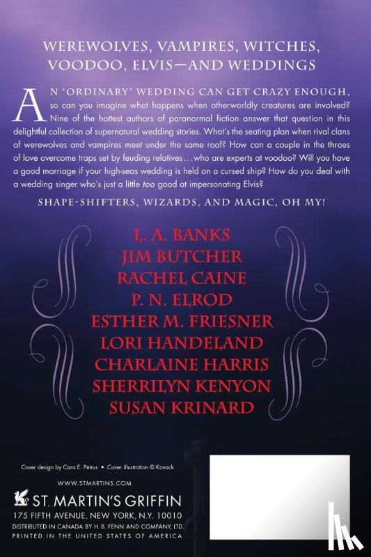 Elrod, P. N., Kenyon, Sherrilyn, Harris, Charlaine - My Big Fat Supernatural Wedding