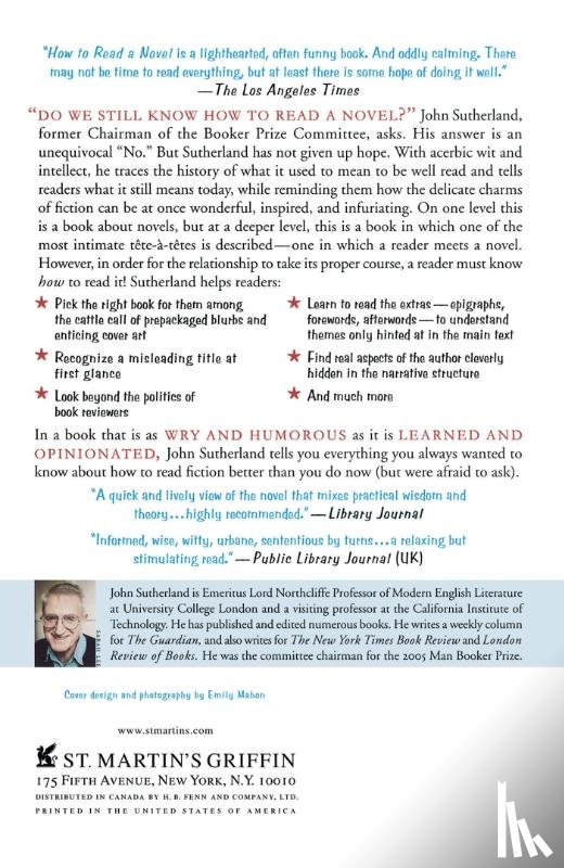 Sutherland, John - How to Read a Novel