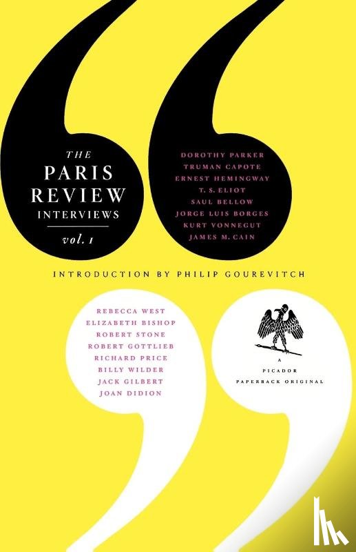 The Paris Review - The Paris Review Interviews, I