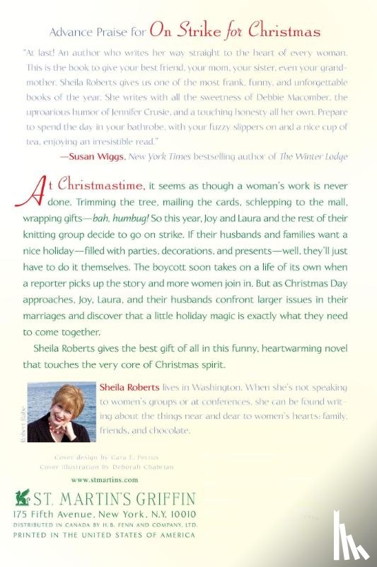 Roberts, Sheila - On Strike for Christmas