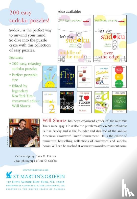 WILL SHORTZ - WSP LETS PLAY SUDOKU TAKE IT EASY