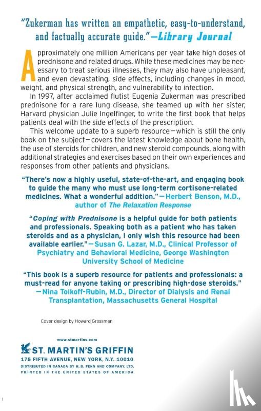 Zukerman, Eugenia - Coping with Prednisone, Revised and Updated