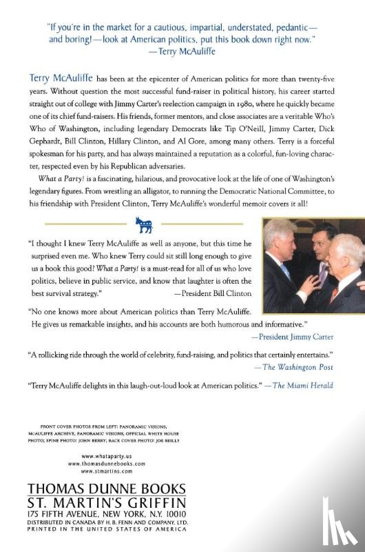 McAuliffe, Terry - What a Party!